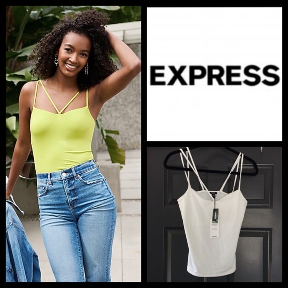NWT Express Body Contour Strappy Cami - Picture 2 of 6